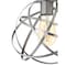 Jonathan Y Alba 8.5" Metal Orb LED Flush Mount, Nickel JYL9515B - alternate 2