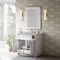 James Martin Vanities Bellshire 36" Single Vanity, Bright White w/ 3 CM Victorian Silver Silestone Top 660-V36-BW-3VSL - alternate 3