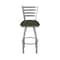 Holland Bar Stool Co 410 Jackie Stainless Steel 36in Swivel Bar Stool with Canter Pine Seat 41036SS010 - alternate 3