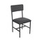 Bfm Seating Meghan Side Chair, Grade 4 Upholstered Seat & Back - Steel Frame - Sand Black Finish JS33CM2185-2185SB - alternate 1