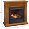 Duluth Forge Dual Fuel Ventless Gas Fireplace W/ Jefferson Series Mantel, 32,000 BTU, Medium Maple Finish FDI32R-J-MM - alternate 2