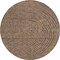 Homeroots 8' Brown Gold And Ivory Round Polka Dot Washable Indoor Outdoor Area Rug 599030 - alternate 3