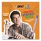 Bic Four-Color Multi-Color Ballpoint Pen, Retractable, Medium 1 mm, Black/Blue/Green/Red Ink, 12PK MMA11-AST - alternate 2