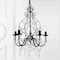 Jonathan Y Maura 5-Light 17" Crystal/Metal LED Chandelier, Black JYL9016A - alternate 5