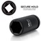 Neiko 0.75 in Dr. Deep Impact Socket Set, Metric 02460A - alternate 5