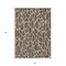 Homeroots 5' X 8' Brown And Beige Geometric Washable Indoor Outdoor Area Rug 599269 - alternate 4