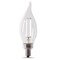 Feit Electric White BA10 E12 (Candelabra) Filament LED Bulb Daylight 40 Watt Equivalence, 2PK BPCFC40950WFIL2 - alternate 2