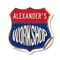 Signmission Alexander's Workshop, 12 Inch X 12 Inch, Vinyl Decal SHI-D-12-489-ALEXANDER - alternate 1