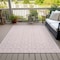Homeroots 5' X 8' Pink And Gray Ogee Washable Indoor Outdoor Area Rug 601639 - alternate 3