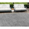 Homeroots 10' X 14' Gray And Charcoal Southwestern Washable Indoor Outdoor Area Rug 587067 - alternate 1