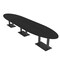 Skutchi Designs Oval Conference Table With Power Unit, 48 in W, 192 in L, Black HAR-OVL-48X192-DOU.BK-U999ST19-NA - alternate 1
