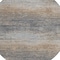 Homeroots 8' Pewter Round Striped Washable Indoor Outdoor Area Rug 608487 - alternate 2