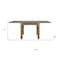 Homeroots 20" Brown Solid Wood Round Two Drawer Nightstand 651769 - alternate 4