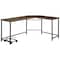 Homeroots 66" Brown and Black L Shape Computer Desk 491512 - alternate 3