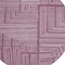 Homeroots 8' Eggplant And Ivory Round Geometric Washable Indoor Outdoor Area Rug 600812 - alternate 4