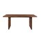 Homeroots 72" Brown Solid Wood Double Pedestal Base Dining Table 635857 - alternate 1