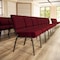 Flash Furniture 21"W Stacking Church Chair in Burgundy Fabric, 4PK 4-FD-CH0221-4-GV-3169-GG - alternate 3