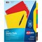 Avery reg Plastic Tab Dividers w White Labels, Multi AVE23084 - alternate 1