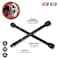 Performance Tool 14 in. Lug Wrench, 4-Way, SAE/Metric, Heavy Duty Steel W9 - alternate 2