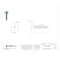 Tamper-Pruf Screws Tamper Resistant Screw, 1 in, Plain Finish, 18-8 Stainless Steel, Flat Head Torx Drive, 25 PK 91820 - alternate 3