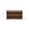 Homeroots 35in Brown Linen Upholstered Storage Bench With Shoe Storage 717467 - alternate 2