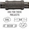 B & K STZ Industries 3 in. MIP each X 1-1/2 in. D FIP Black Malleable Iron Hex Bushing 350B-3112 - alternate 2