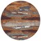 Homeroots 8' Copper Rust And Ivory Round Abstract Washable Indoor Outdoor Area Rug 612493 - alternate 4