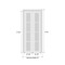 Sartodoors Sliding Closet Bi-fold Doors, Felicia 3312 White Silk with Frosted Glass, Sturdy Tracks Moldings T FELICIA3312BF-WS-64 x 96 (2* 32x96) - alternate 3