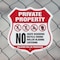 Signmission Private Property Shield Sign No Skateboa, 12 Inch X 12 Inch, Plastic Sign SHI-P-12-442 - alternate 4
