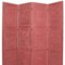Homeroots 84" Red Wood Folding Four Panel Screen Room Divider 274884 - alternate 4