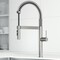 Vigo Edison Pro Single Handle Pull-Down Kitchen Faucet in Stainless Steel VG02052ST - alternate 1