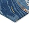 Homeroots 9' X 12' Navy Blue Gold And Copper Abstract Washable Indoor Outdoor Area Rug 600244 - alternate 2