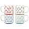 Gibson Home Palmridge 4 Piece 15 Ounce Stoneware Stackable Mug Set in Assorted Colors 136960.04R - alternate 2