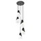 Z-Lite Aimie 5-Light Chandelier, 12 in W x 13 in H, Matte Black 828P6-5R-MB - alternate 4