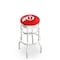 Holland Bar Stool Co 30" Chrome 2-Ring Utah Swivel Bar Stool, Accent Ring L7C3C30UtahUn - alternate 1