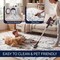 Jonathan Y Catmosphere Festive Feline Floral Border Non-Slip Machine-Washable Ivory 2 ft. x 8 ft. Runner Rug ANM100E-28 - alternate 2