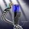 Maximm Cat6 Flat Braided Ethernet Cable 6ft, 2PK, Black/White, 2PK C6F-6FT-2PK-BWBRD - alternate 2