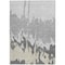 Homeroots 9' X 12' Gray And Silver Abstract Washable Indoor Outdoor Area Rug 613630 - alternate 4