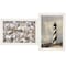 Homeroots Set Of Two Cape Hatteras Lighthouse and Sea Shells 3 White Framed Print Wall Art, 2PK 407237 - alternate 1