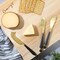 Cravings By Chrissy Teigen 3 Piece Brass Cheese Knife Set with Black Handles 96213.03 - alternate 3