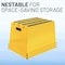 Us Weight Safety Step, 1 Steps, 500 lbs Load Capacity, Polyethylene, Yellow SS100 - alternate 2
