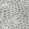 Homeroots 8' Gray And Ivory Round Geometric Washable Indoor Outdoor Area Rug 595075 - alternate 2