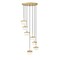 Z-Lite Renaud Modern Gold 7 Light Chandelier 827P6-7R-MGLD-LED - alternate 3