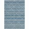 Homeroots 8' X 10' Denim Blue And Teal Blue Geometric Washable Indoor Outdoor Area Rug 610687 - alternate 5