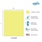 Nanolap PSA Lapping Film, 3 Pc 12 Micron (1,200 Grit), 8-0.5 in x 11 in Microfinishing Fine Sanding Paper 61582N - alternate 2