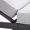 Leisuremod Chelsea Modern Outdoor Chaise Lounge Chair With Light Grey Cushions CLBL-77LGR2 - alternate 4
