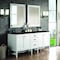 James Martin Vanities Addison 72" Double Vanity, Glossy White, w/ 3 CM Phantome Eclos Top E444-V72-GW-3PHT - alternate 3