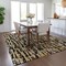 Homeroots 3' X 5' Black Gold And Ivory Abstract Washable Indoor Outdoor Area Rug 602545 - alternate 3