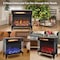 Edendirect 24 inch three sided glass electric fireplace with feet ZR-W1769P264255 - alternate 3