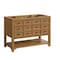 James Martin Vanities Malibu 48" Single Vanity, Amber Birch, w/ 3 CM Tajnar Eclos Top 505-V48-AMB-3TJR - alternate 6